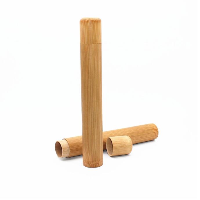 Hộp tre đựng bàn chải tre