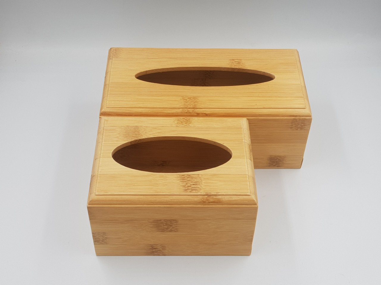 Hộp tre đựng giấy ăn hình chữ nhật kiểu 2