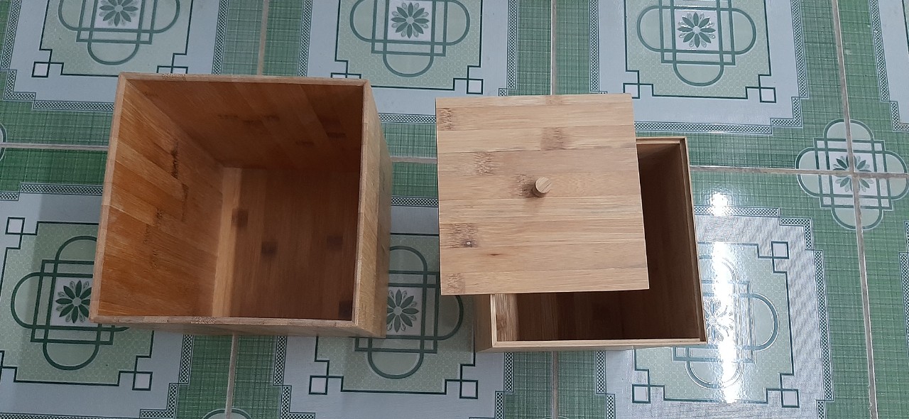 Thùng tre đựng quần áo, khăn tắm cho khách sạn