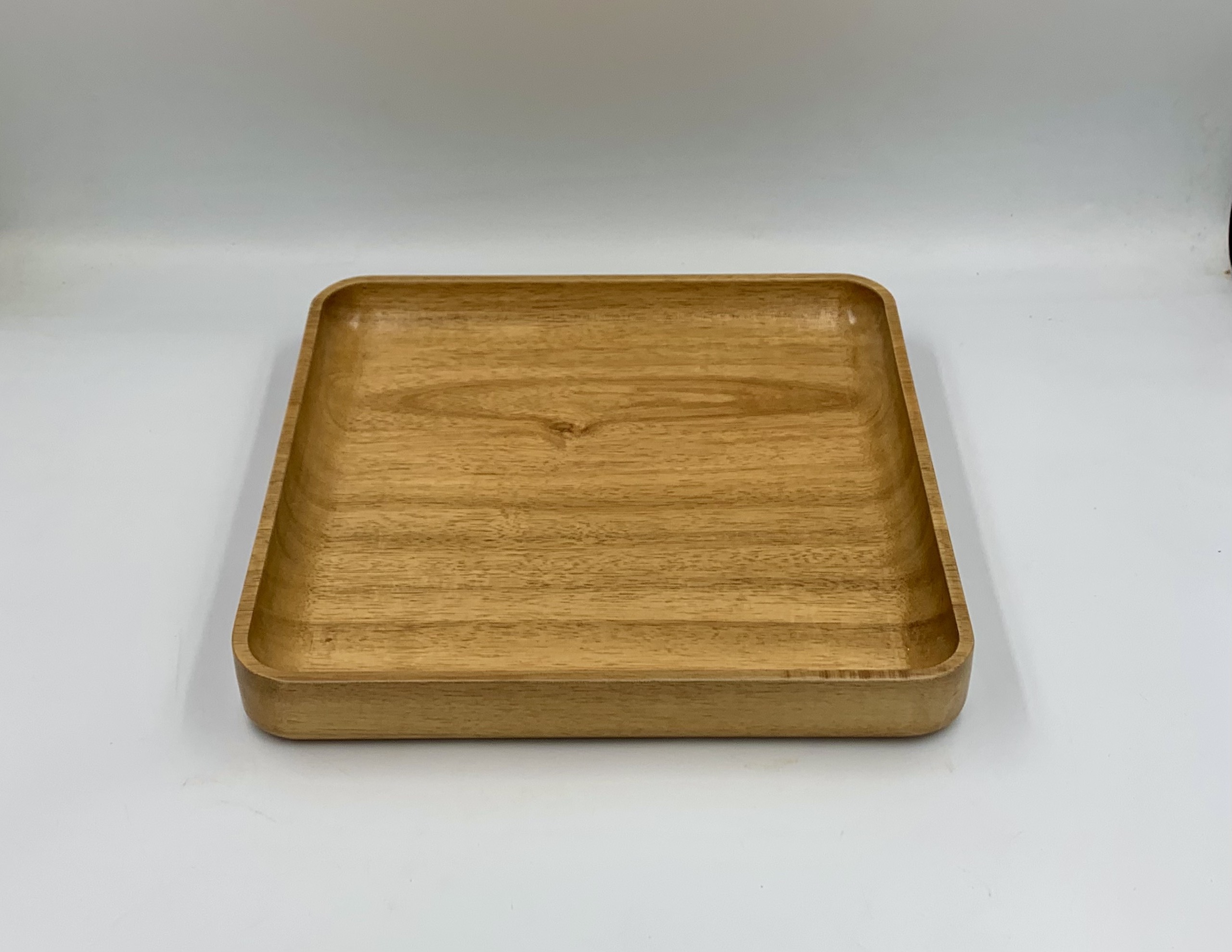 Khay gỗ hình vuông bo góc 25x25x3cm