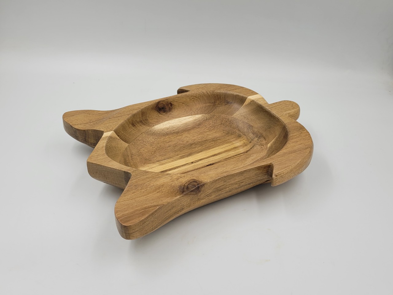 Đĩa gỗ keo hình con rùa  25x19x4cm