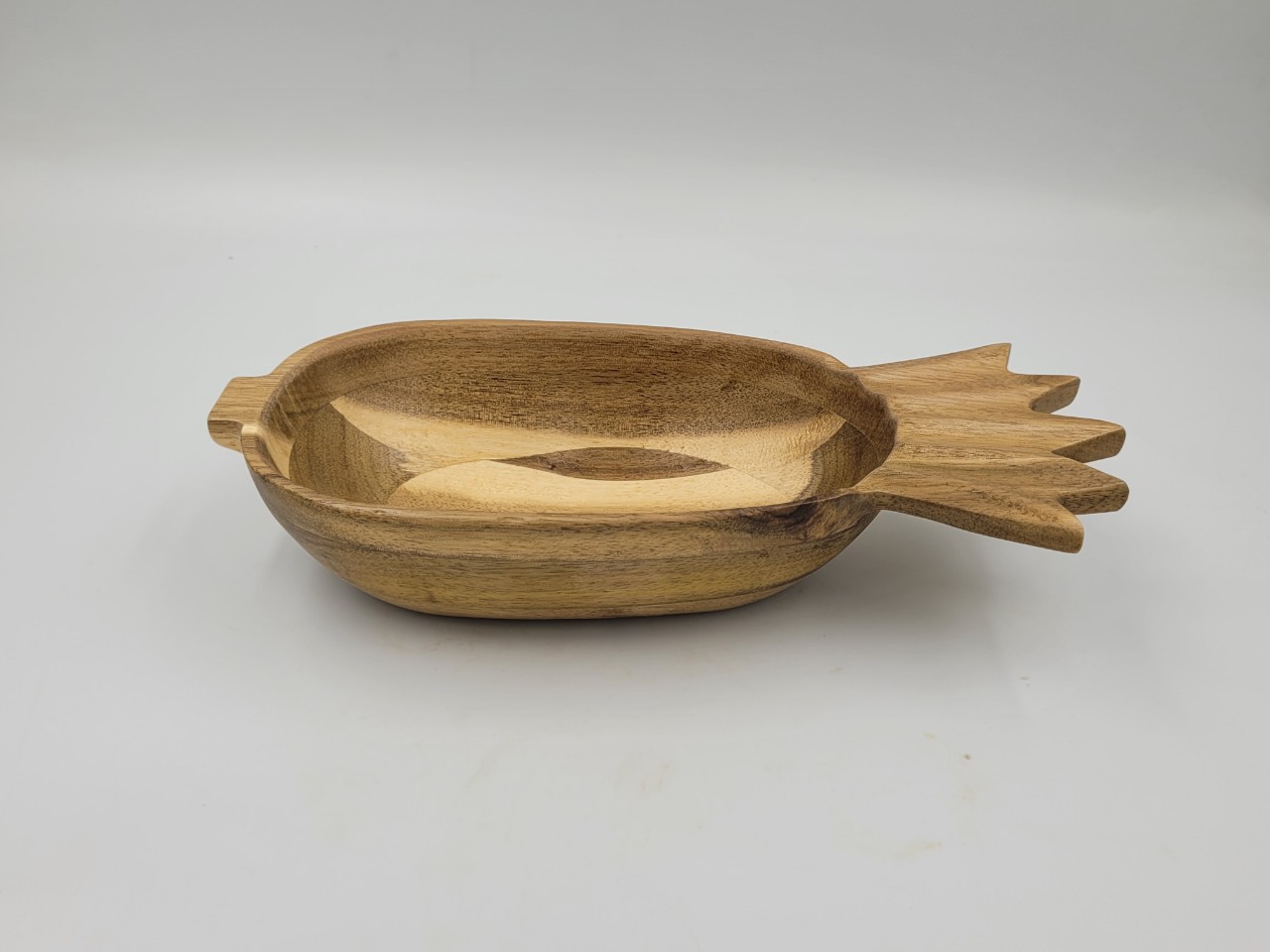 Bát gỗ keo hình quả dứa 25x11x5 cm
