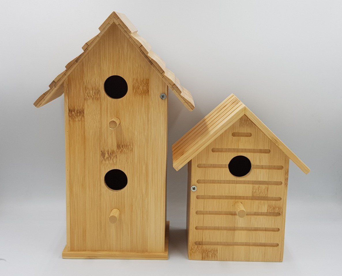 Tổ chim 20x15x25 cm bằng tre