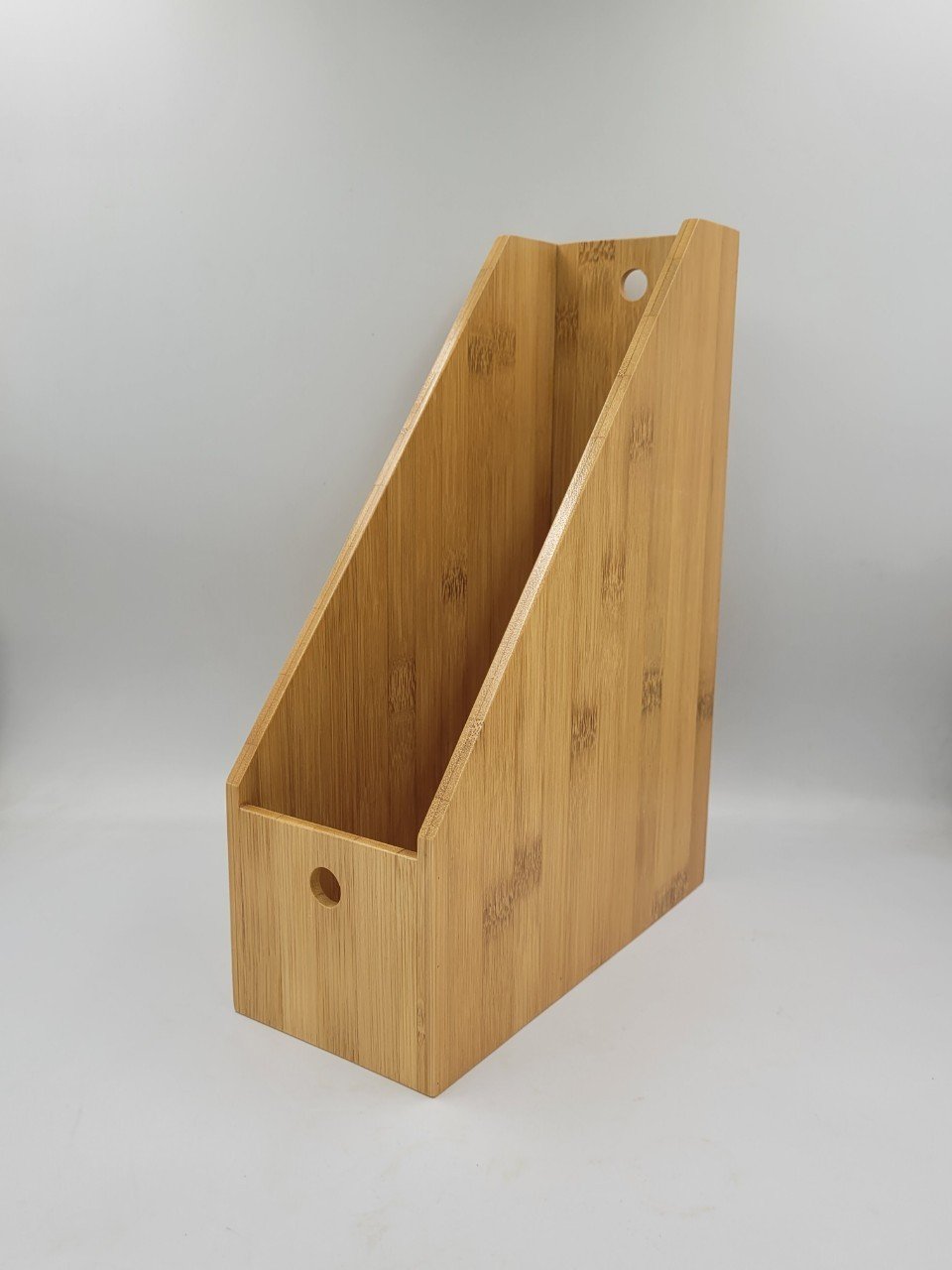 Khay tre đồ dùng văn phòng phẩm thân thiện với môi trưởng kiểu 1 24x10.5x33 cm
