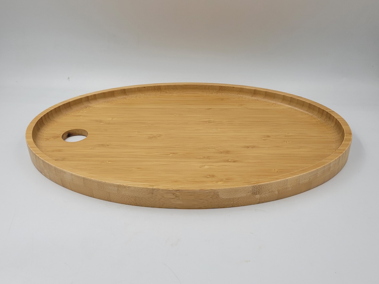 Khay tre hình oval 37x24.5x2.5 cm