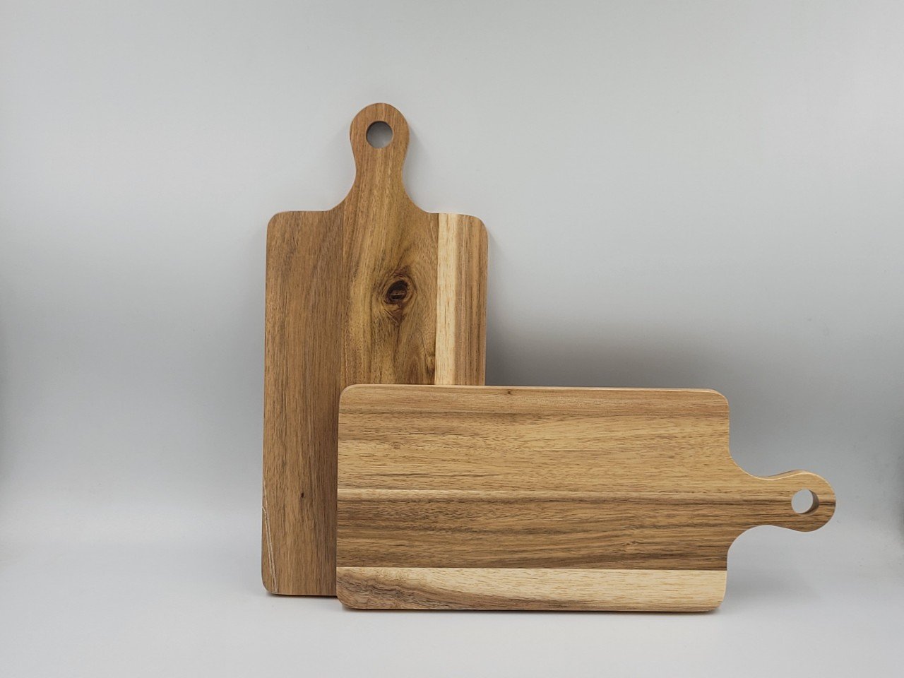 Khay gỗ keo có tay cầm 29x13x1.3 cm