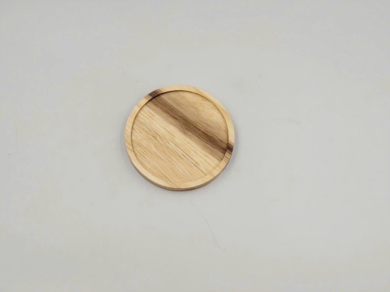 Lót ly gỗ keo khoét lòng hình tròn D9H1 cm