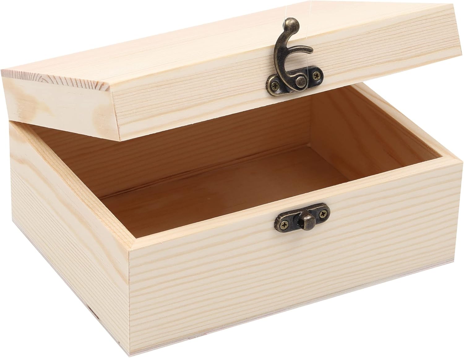 Hộp gỗ thông móc khóa 17x13x8 cm