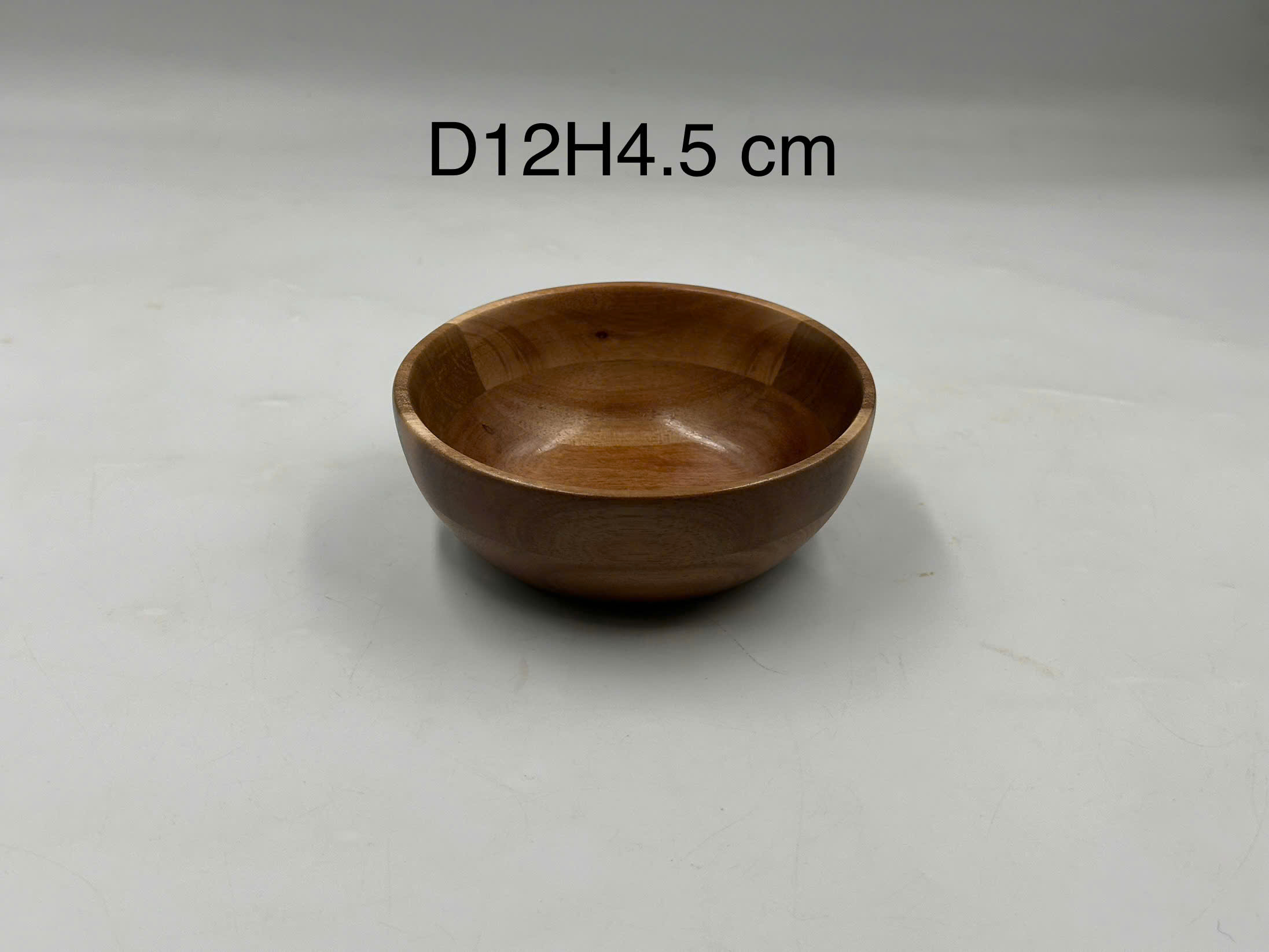 Bát gỗ keo D12H4.5 cm