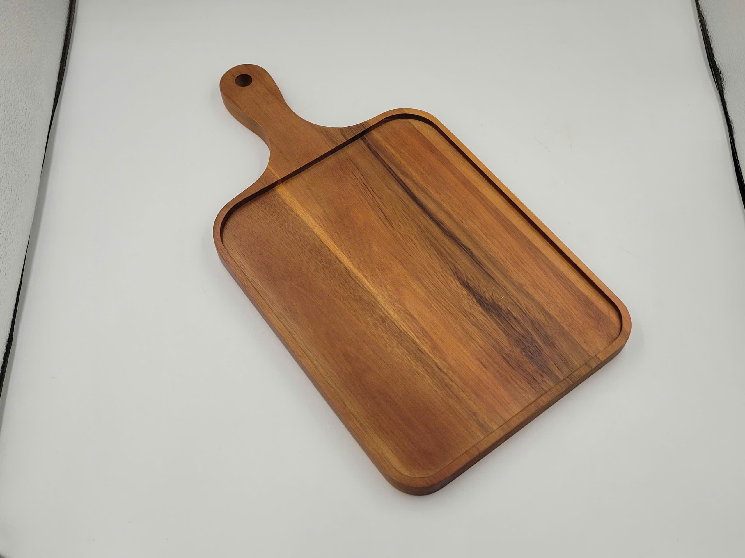 Khay gỗ keo có tay cầm 39.7 x 24.7 x 2 cm • 26.7 x 23.6 x 2 cm